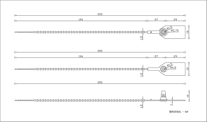 Leadseals(R) 100 Green Plastic Tamper Seals, Zip Ties for Fire Extinguishers Pull Tite Security Tags Numbered Disposable Self-Locking Tie 250mm Length
