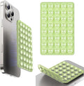 Octo Buddy Silicone Suction Cup Phone Mount Double Sided Sticky Phone Grip Backside Sucker for iPhone Android Hippers Grippy Strong Cell Phone Case Accessory Stuff Mirror Stick On (Green)