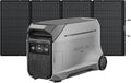 EF ECOFLOW Power Station 4096Wh DELTA Pro 3 with 400W Portable Solar Panel, 120/240V 4000W AC Output, Solar Generator for Home Use, Camping Accessories, Emergencies, Power Outages, RVs