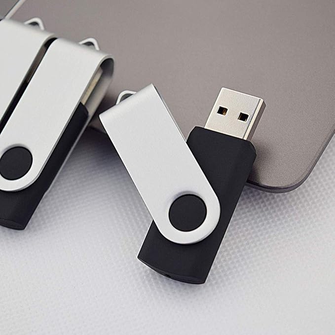 Aiibe Wholesale Bulk Flash Drives 8GB 8G USB Flash Drive 50 Pack 8GB USB 2.0 Thumb Drives, Black