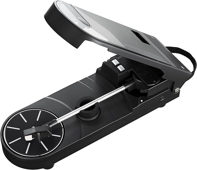 Audio-Technica AT-SB727 Sound Burger Portable Bluetooth Turntable, Black