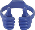 Honsky Thumbs-up Cell Phone Stand Holder, Tablet Stand Cradle for Desk Desktop Smartphone Cellphone Mobile Phone Tablets - Universal Adjustable Flexible - Flag Blue