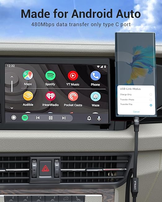 CAFELE 100W Retractable USB C Cable, 6-in-1 Multi Charging Cable, USB A/C 5A Fast Charger Cord for Multiple Devices with Type C/L/Micro Ports for Phone 16 15 14 Pro Max, S24/S23, McBook, Pad (3.6ft)