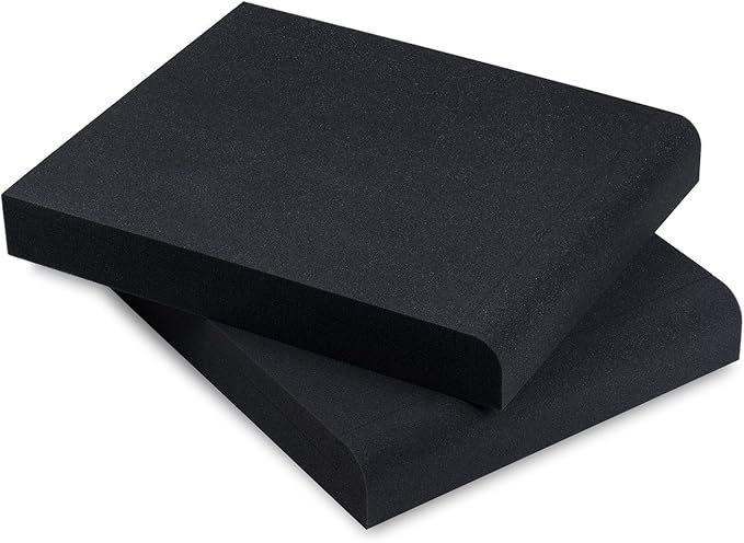 Sound Addicted - Studio Monitor Isolation Pads suitable for 6.5, 7 and 8 Inches Large Speakers | Reduce Vibrations and Fits most Stands - Pair | SMPad 8