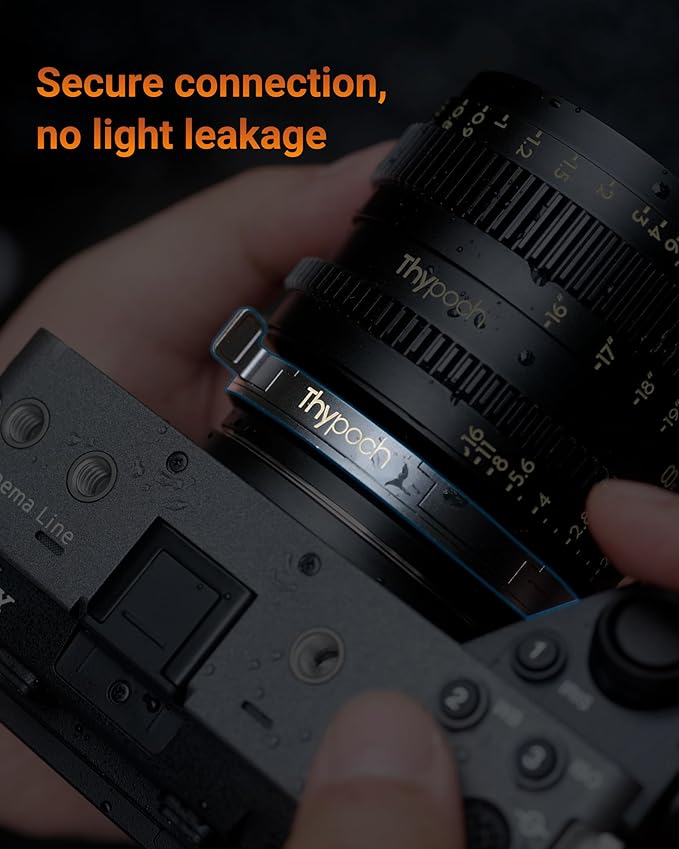 Thypoch M-RF Lens Mount Adapter Auto-Lock, Compatible with Leica M Lens to Canon RF Camera R1 R3 R5 R6 R7 R8 R10 RP R50 R50V R100 90D 200DII 1DX Mark III 5D Mark IV 6D Mark II