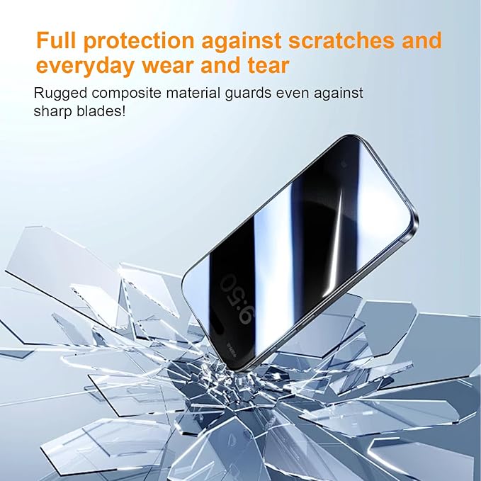 OneFish Full Edge Tempered Glass Screen Protector for iPhone 11 Pro/X/XS 5.8 inch 2 Pack Edge Reinforcement, Self-Aligning Installation, Case Friendly Privacy Screen Protectors