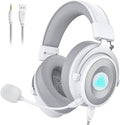 EKSA USB Gaming Headset for PC, Computer Headphones with Detachable Noise Cancelling Microphone, 7.1 Surround Sound, 50MM Driver, Wired Headset with Mic for PS4/PS5, Xbox One, Laptop, Work