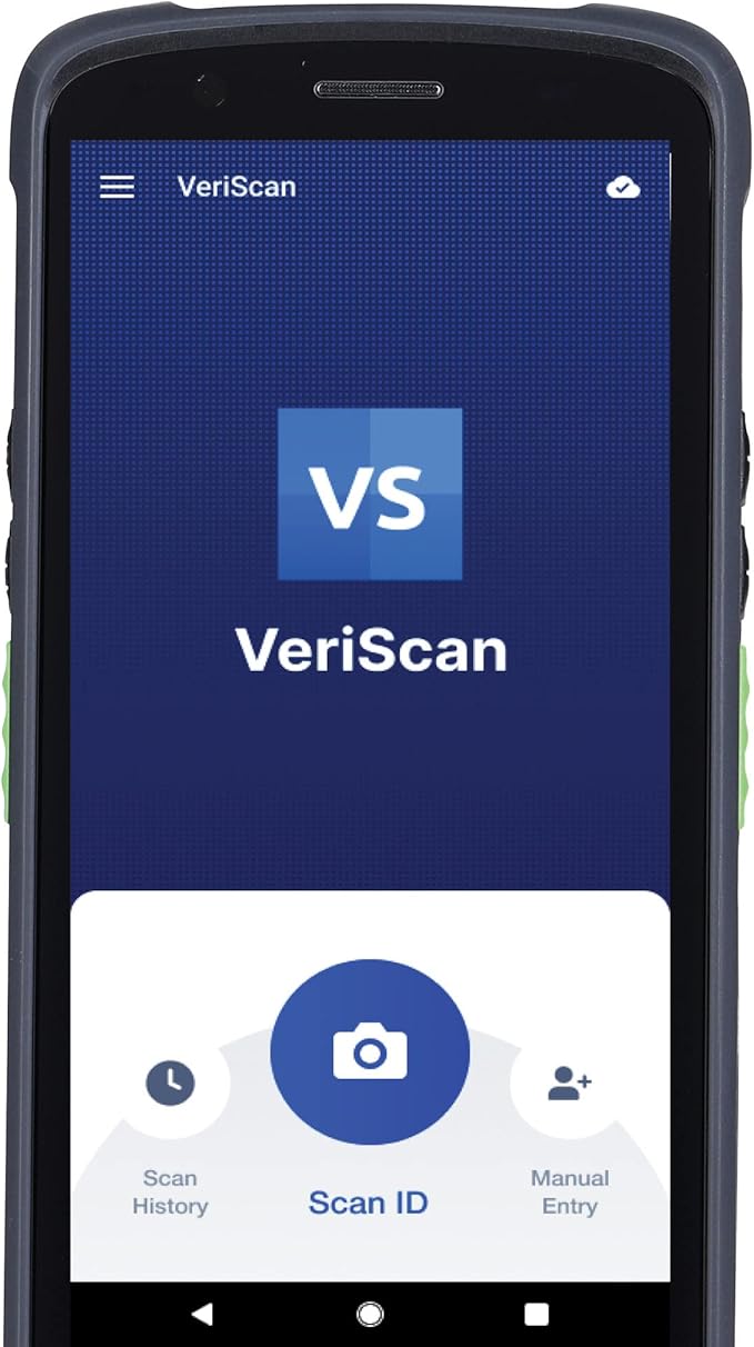 Unitech EA660 ID Passport Scanner – Touchless Handheld Scanning Solution with VeriScan Basic Software for Age Verification & Visitor Management. Free Charge Dock, Case, Screen Protector & Hand Strap.