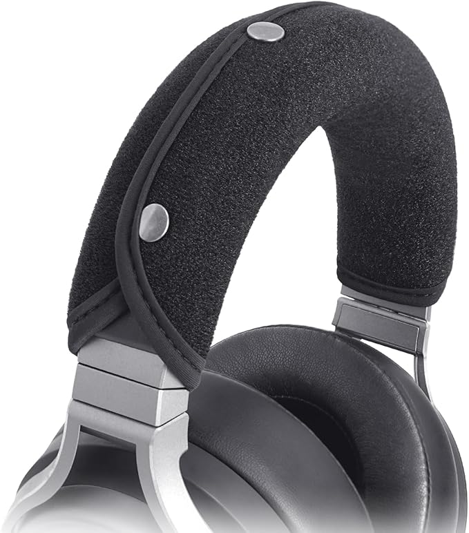 GEVO Replacement Headphone Headband Cover for Corsair Virtuoso, Audio Technica ATH M Series M50X, M50XBT, M50, M40X & More, Cushion Pad Protector Repair Part, Easy Installation No Tool Needed (Black)
