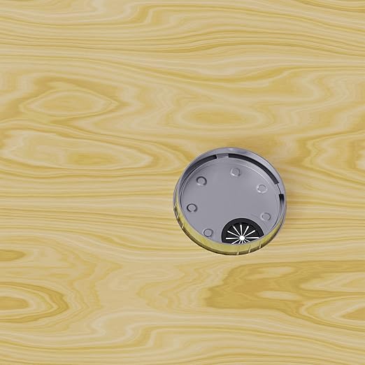 2 Pack Desk Grommet 3-1/8 Inch 80mm, Zinc Alloy Computer Desk Wire Hole Cover, Office Desktop Cord Cable Hole Metal Ring, Silver Tone
