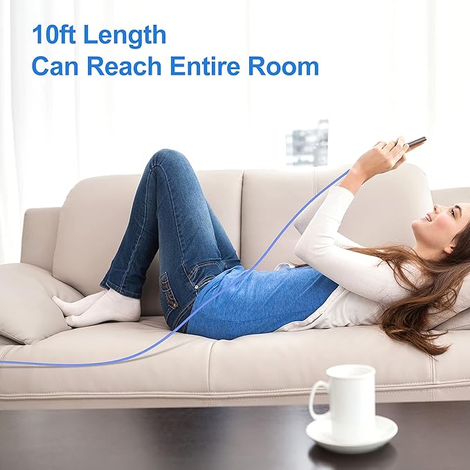Durcord USB-C Charger, 16ft Fast Charging USB-C Cable, Compatible with iPhone 15 Pro/Plus/Max/Android - Blue