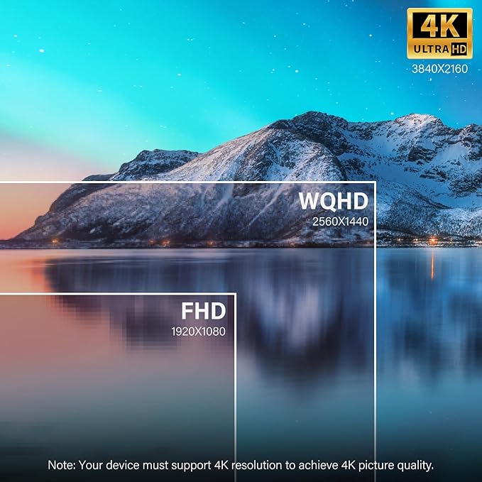 InnoView 23.8" Dual Portable Monitor 100% sRGB 3840x2160P 4K 315°Adjustable Dual Stacked Foldable Monitor Built-in Speakers Screen Extender with HDMI/USB-C/DP for Laptop Windows Mac
