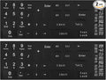 2PCS Keyboard Number Stickers, Keyboard Number Pad Replacement Stickers Universal for Wireless Numeric Pad Numpad Keypad, Laptop, Desktop, Computer, Keyboard Numbers Sticker -Matte