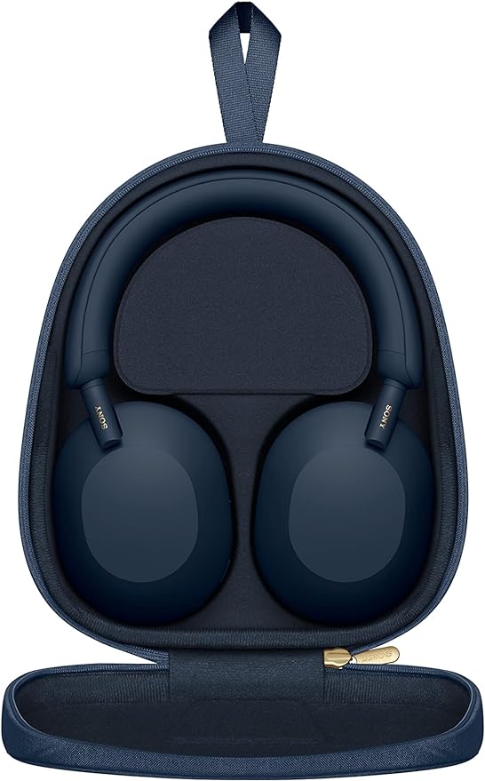 Sony WH-1000XM5 Premium Noise Canceling Headphones, Auto NC Optimizer, 30-Hour Battery, Alexa Voice Control, Midnight Blue