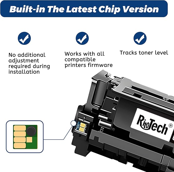 414A 414X Black Toner Cartridge - with Chip Replacement for HP 414A 414X W2020A,for HP Color Laserjet Pro MFP M479fdw M479fdn M479fdw M454dw M454dn Printer Ink, 2 Pack No Fading,No Streak