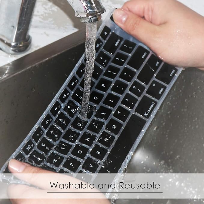 Allinside Black Keyboard Cover for iMac USB Keyboard A1243 MB110LL/B