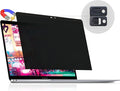 Magnetic Privacy Screen for Macbook Air 13 Inch (2018-2021, M1) / Macbook Pro 13 in (2016-2022, M1, M2), Removable Anti Blue Light Glare Filter for Mac 13In Laptop