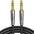 UGREEN 3.5mm Audio Cable Nylon Braided Aux Cord Male to Male Stereo Hi-Fi Sound for Headphones Car Home Stereos Speakers Tablets Compatible with iPhone iPad iPod Echo More 16FT