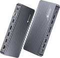 Docking Station Triple Monitor, 4K@60Hz (2 DP + 1 HDMI), 100W Laptop Charging, 10Gbps USB-C/A, Ethernet, Audio, SD, Plug & Play USB-C Dock for MacBook/Chrome/Dell/HP/Lenovo