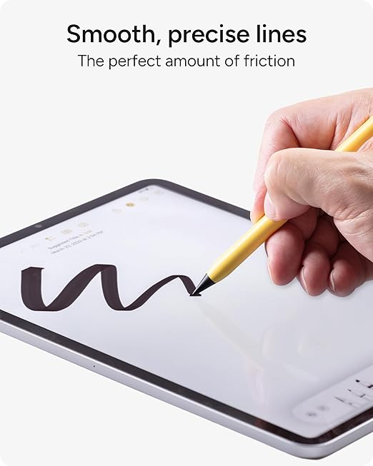 ZAGG Replacement Tips for Apple Pencil 1st Gen, 2nd Gen, & USB-C - Pack of 4, Smooth Writing, Perfect Friction, Black