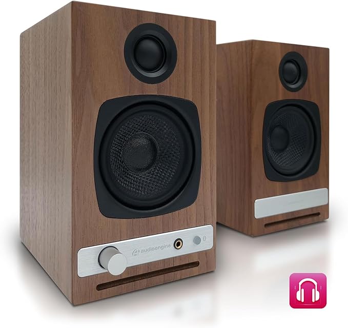 Audioengine A2-HD (HD3) Bluetooth PC and Computer Desktop Speakers with aptX HD - USB, RCA, Headphone