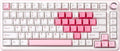 YUNZII B75 PRO Wireless Mechanical Keyboard,75% Layout with Knob,Hot Swap Gasket Structure,Creamy Pre-lubed Switches,RGB Backlit,Bluetooth/Type-C/2.4G for Win/Mac (White, Cocoa Cream V2 Switch)