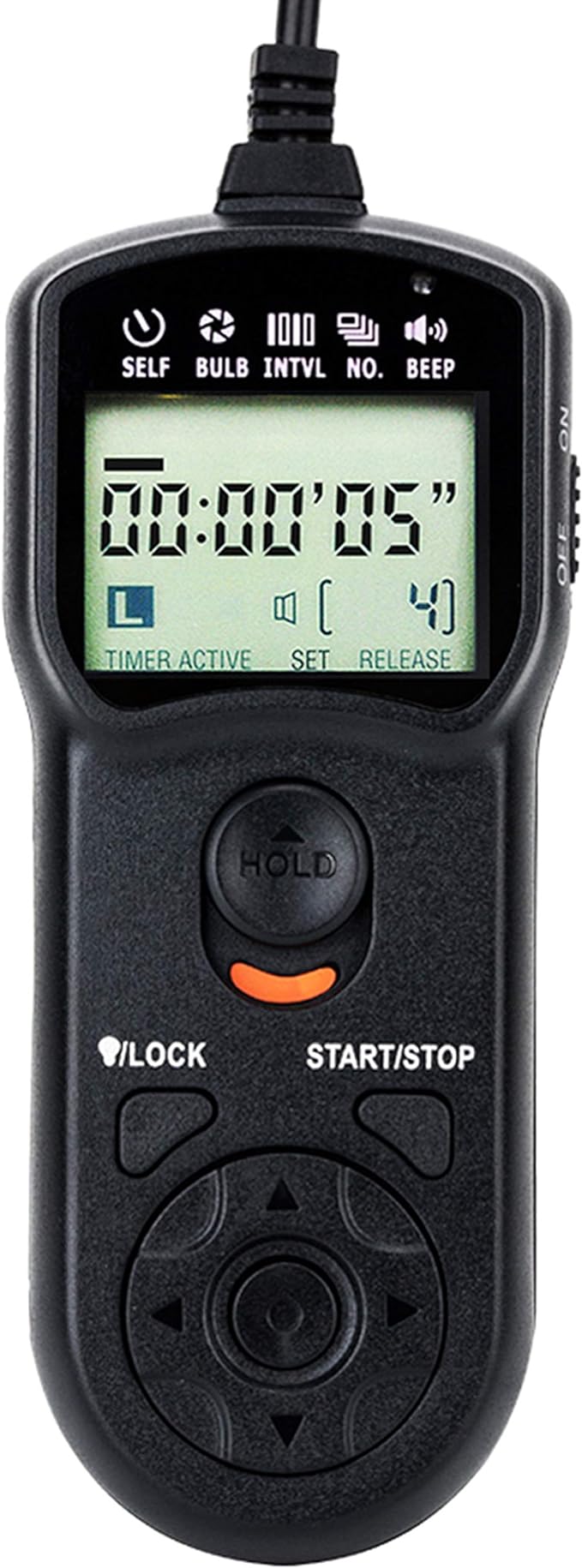JJC TC-80N3 Intervalometer Timer Remote Shutter Release Time Laspe for Canon EOS R1 R5 Mark II R3 5D Mark IV III II 6D Mark II 7D Mark II 5DsR 1Dx Mark III II 1Ds Mark III 50D 40D & More Canon Cameras