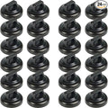 Magnet Zip Tie Mount Magnetic Zip Ties Mount Clips Base Holder Strong Multipurpose Wire Cable Holder Mount Wire Clips Management for Home Office Marine Electrical Wiring (24 Pcs, D19 Small)