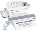 iDPRT Portable Printer Wireless for Travel, 300DPI Bluetooth Thermal Printer Support for 8.5"x11" US Letter, Inkless Compatible with iOS, Android, Laptop for Office, Car and Home, School