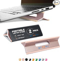 Steepy Portable Laptop Stand for Desk – Adjustable Height, & Portable Laptop Holder – Ergonomic Computer Stand for Cooling & Comfort – Slip-Proof, Sturdy Design – Universal Fit for 13-17 Inch Devices