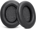 GVOEARS Premium Replacement Ear Pads for HyperX Cloud 1/2/3/Pro/Core/Alpha/Alpha S/Alpha Pro/Flight/Flight S/Stinger, CloudX Stinger Headset & More, Softer Protein Leather, High-Density Foam - Black