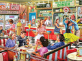 White Mountain Puzzles American Diner, 1000 Piece Jigsaw Puzzle