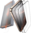 3 Pack for iPhone 16 Plus Tempered Glass Screen Protector, Dust Free CABIN, Auto Positioning, Bubble Free, High Definition, Easy Installation,9H+ Hardness