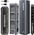 3.7V Precision Electric Screwdriver Set,76 IN 1 Magnetic Storage Mini Electric Screwdriver Cordless Set with LED Display,5 Torque Settings Repair Tool Kit for Electronics Phone Camera Laptop Watch