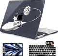 Mektron for 2025 M4 MacBook Air 13.6 Inch A3240 Case Fits 2023 A2681 M2 2024 A3113 M3 Chip with Liquid Retina Display Touch ID, Printed Plastic Hard Shell Cover for MacBook Air 13.6", Astronaut