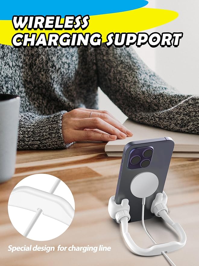 Back to School Supplies Gifts for Boys Girls: Thumbs Up Lazy Phone Stand Holder Gifts for Kids Teens Adults Men Women Teenage Wife Mom Husband Birthday Funny Gadgets Stuff Christmas Stocking Stuffers
