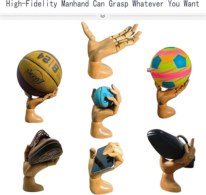 yangjietf mannequin,mannequin hand,hand model,hand mannequin for nails,drawing mannequin wooden hand,wooden mannequin,articulated fingers,hand model for drawing,male hand of left., Male_left