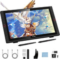 Drawing Tablet with Screen XPPen Artist 22R pro Computer Graphics Tablet 120% sRGB with Battery-Free Stylus Full-Laminated Technology, 21.5 inch Pen Display with 20 Shortcut Keys & 2 Red Dial(Black)