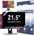 [2-Pack] 21.5 Inch Computer Privacy Screen Filter for 16:9 Widescreen Monitor, Removable Eye Protection Anti Glare Blue Light Filter Privacy Shield, Anti Scratch Anti Spy Screen Protector Film 21.5 In