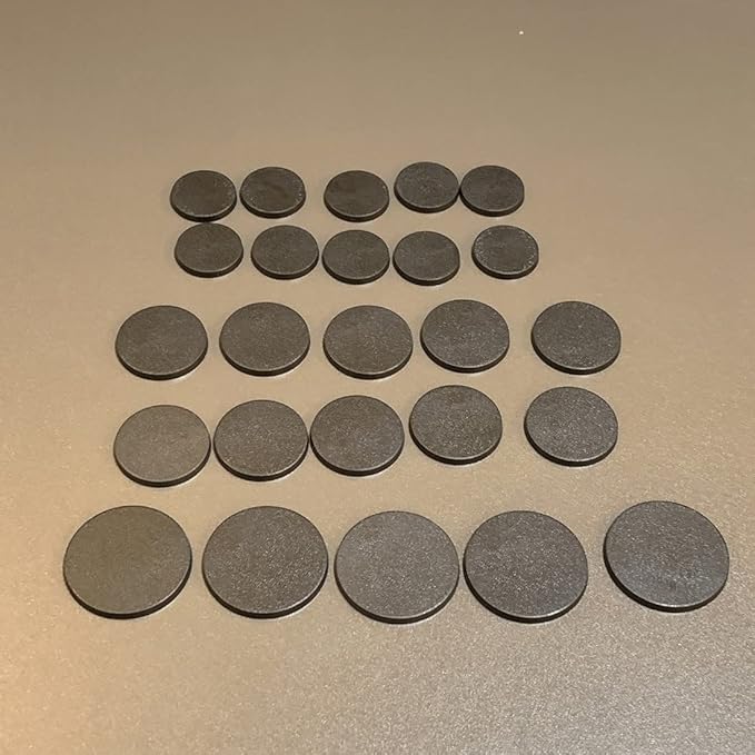 NC EBCO 50Pcs Mix Round Plastic Model Bases 25mm/32mm/40mm for Gaming Miniatures or Wargames Role Playing Board Game Figure Toy