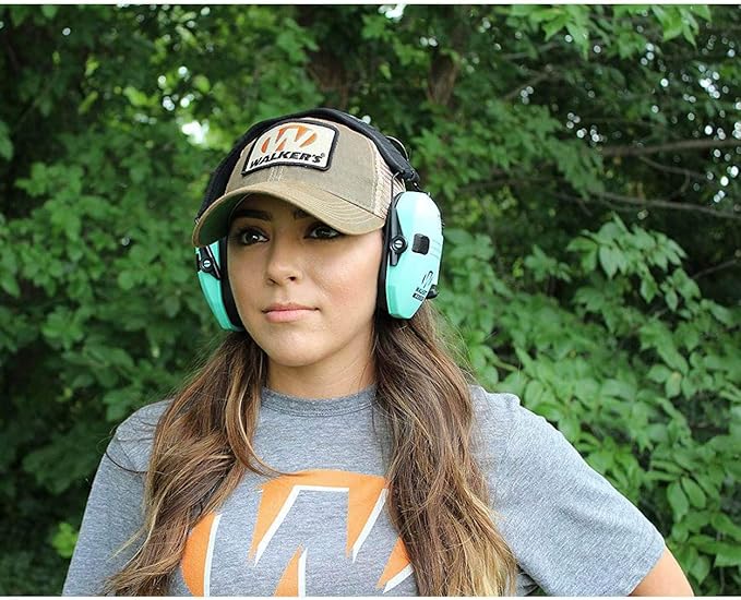 Walker's Razor Slim Ultra Low Profile Compact Design Adjustable Range Shooting Hunting Hearing Protection Electronic Earmuffs