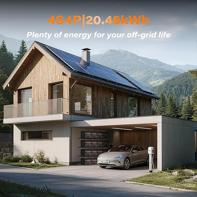 12V 100Ah LiFePO4 Battery MAX PLUS 2 Pack - 110A BMS with Low Temp Cutoff | 15000+ Deep Cycles for RV Solar Marine Trolling Motor | Off-Grid Backup Power Rechargeable Lithium Iron Phosphate Battery