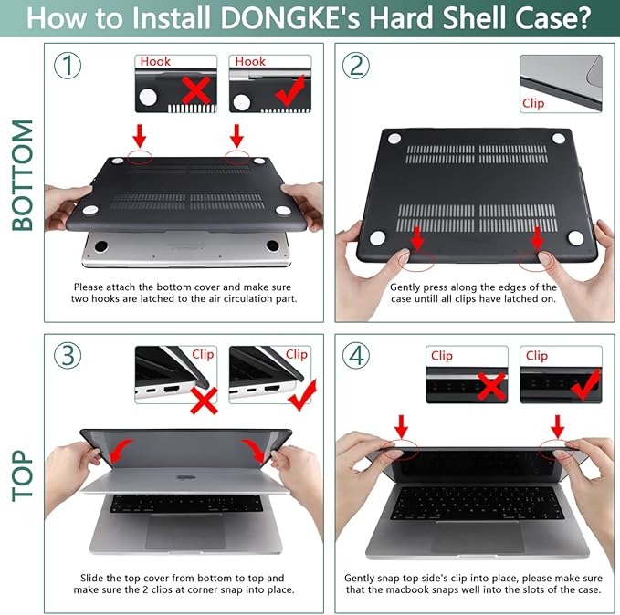 DONGKE for M4 MacBook Pro 16 Inch Case 2024 2023 2021 A3403 A3186 M3 A2991 M2 A2780 M1 A2485 Pro/Max Chip, Plastic Hard Shell Case & Keyboard Cover for Mac Pro 16 with Touch ID, Marble X256