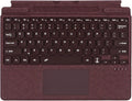 Keyboard for Microsoft Surface Pro Copilot+ (11th Edition) / Pro 11 / Pro 10 / Pro 9 / Pro 8 / Pro X, 13 inch, Detachable Type Cover with Touchpad, 7-Color Backlit & Pen Holder (Wine)