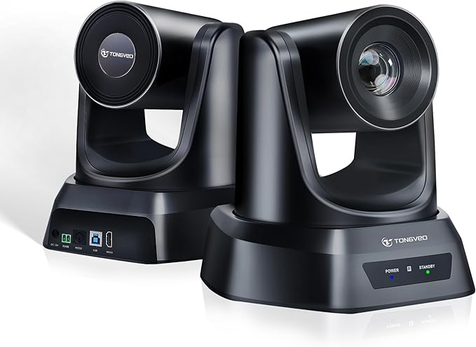 Conference Room PTZ Camera System with 20X Optical Zoom | 1080P 60fps HDMI USB Webcam for Church Streaming Online Video Conference| Compatible with Zoom, OBS | Easy Setup