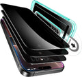 ESR 3 Pack for iPhone 16 Pro Max Privacy Screen Protector, Anti-spy Tempered-Glass Privacy Screen Protector with Flawless Fit Tray, Micro-curved Edges, Case Friendly