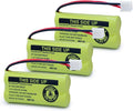 BT18433 BT28433 Cordless Phone Battery Compatible with AT&T/Lucent BT-18433 BT-184342 BT-28433 BT-284342 BT-6010 BT-8000 BT-8001 BT-8300 Empire CPH-515D CPH515D 2.4V 550mAh Ni-MH(Pack of 3)