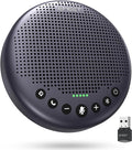 EMEET Conference Speaker and Microphone w/8 Mics, 360° Voice Pickup, Noise Reduction, Bluetooth/USB/Dongle Speakerphone for 10 People w/Daisy Chain for 18, Compatible w/Leading Platforms, 2025 Version