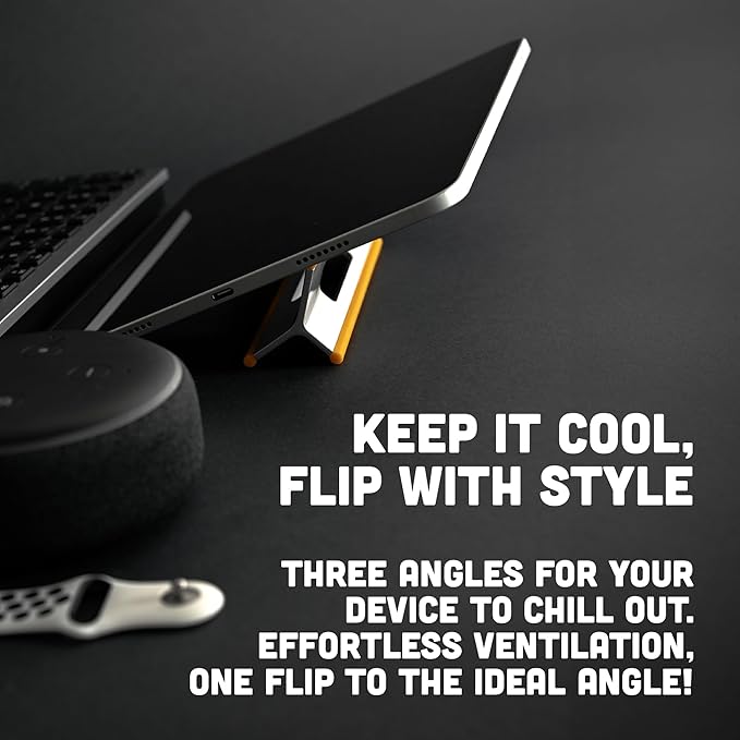 Steepy Adjustable Laptop Stand - 3 Height Computer Stand for Desk - Portable Laptop Riser