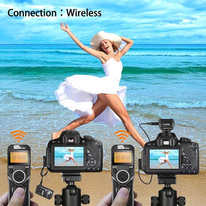 Pixel TW-283 E3 Wireless Shutter Release Remote Control for Canon EOS R 800D 760D 750D 700D 650D 600D 1300D 1200D 1100D 1000D 550D 500D 450D 400D 350D 300D 100D 60D 70D 80D 90D